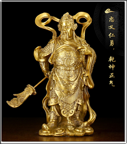 銅關(guān)公風(fēng)水擺件
