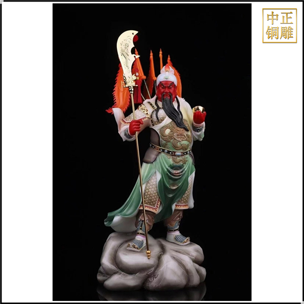 紅臉綠衣彩繪銅關(guān)公像.jpg 紅臉綠衣彩繪銅關(guān)公像.jpg