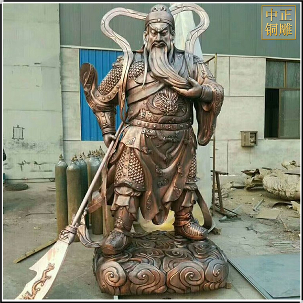 兩米銅關(guān)公像鑄造.jpg 兩米銅關(guān)公像鑄造.jpg