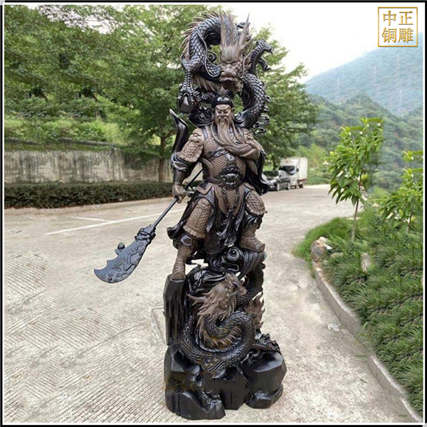 戶(hù)外關(guān)公像雕塑